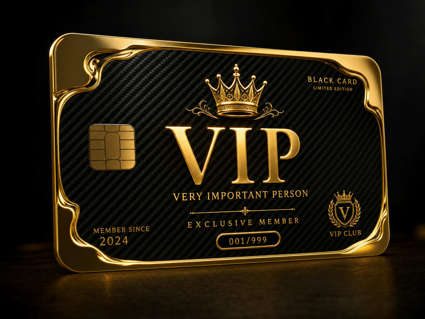 福利优惠展示站VIP俱乐部黑金卡